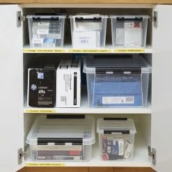 Kopen ⭐ Orthex Opbergboxen Met Deksel (14 Liter) 40 X 30 X 18 Cm - Transparant - Stapelbaar 🥰 -Bosch verkoop 550x550 642