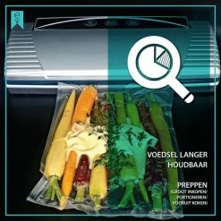 Goedkoopste ⌛ Edgics Vacuümzakken 40x30 Cm 100 Stuks - Vacuumzakken Voedsel - Sous Vide - Vacumeerzakken Met Microstructuur - BPA Vrij 😀 -Bosch verkoop 550x550 688