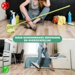 Top 10 💯 Merkloos Vloerwisser Multifunctioneel 2 In 1, Vloertrekker En Bezem Met Steel – Schoonmaakborstel – Verstelbaar – Grijs/Wit ⌛ -Bosch verkoop 550x550 708
