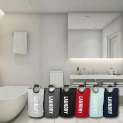 Coupon ⌛ Wonair Wasmand – Waszak - Laundry Hamper - Opvouwbaar – Donkerblauw – 81L 🥰 -Bosch verkoop 550x550 755