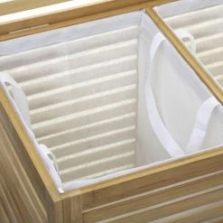 Goedkoopste 🛒 Merkloos Eazy Living Duo Wasmand Margot Bamboe ❤️ -Bosch verkoop 550x550 772