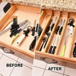 Beste deal 🎁 FBC Goods FBC - Lade Organizer - Lade Verdeler - Lade Bakjes - Lade Indeling - Lade Opbergsysteem - Lade Organizer Kledingkast - Lade Organizer Badkamer - Lade Organizer Keuken - Lade Organizer Bureau - Hout - Bamboe - 6 Stuks 🔔 -Bosch verkoop 550x550 785