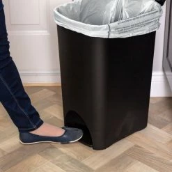 Top 10 🌟 De Bries Pedaalemmer - Prullenbak - Afvalbak - 40 Liter – Zwart 🥰 -Bosch verkoop 550x550 847