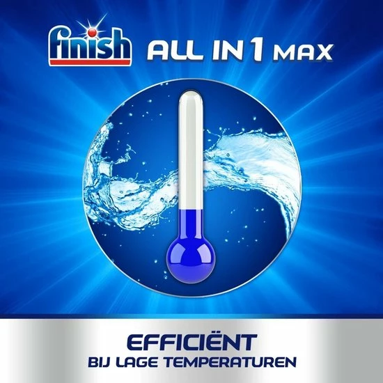 Gloednieuw π€© Finish All In 1 Max Regular - Vaatwastabletten - 85 Tabs π 7 Gloednieuw π€© Finish All In 1 Max Regular - Vaatwastabletten - 85 Tabs π - Afbeelding 7