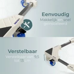 Beste Verkoop 🧨 EverestPeak® Wasmachine Verhoger - Multitool - Ook Geschikt Voor Vaatwasser, Koelkast, Vriezer En Droger - Duurzaam - RVS - ABS - Maximaal 400 Kg - Verstelbare + Wieltjes- 50/75 X 9,5/13 Cm 🎁 -Bosch verkoop 550x550 881