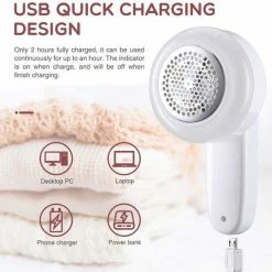 Groothandel 👏 IBright Elektrische Pluizenverwijderaar - Ontpluizer - Draadloos - Oplaadbaar Met USB - Lichtgewicht - Wit 🎁 -Bosch verkoop 550x550 887