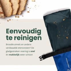Kopen 😍 BROODNODIG®️ - Herbruikbare Boterhamzak - Van 100% Gerecyclede PET-flessen - Lunchzak - Foodwrap - Broodtrommel - Ook Geschikt Als Diepvrieszakjes - 30x20cm - Blauw ✔️ -Bosch verkoop 550x550 909