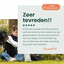 Kopen 😍 BROODNODIG®️ - Herbruikbare Boterhamzak - Van 100% Gerecyclede PET-flessen - Lunchzak - Foodwrap - Broodtrommel - Ook Geschikt Als Diepvrieszakjes - 30x20cm - Blauw ✔️ -Bosch verkoop 550x550 914