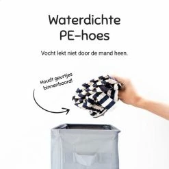 Beste deal ⌛ By Lara Commodities ByLara - Opvouwbare Wasmand - Op Wieltjes Met Handvat - Wasbox - Antraciet - 42L 🌟 -Bosch verkoop 550x550 919