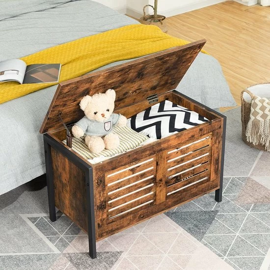 Promo ๐ Merkloos Signature Home Kisten - Houten Speelgoedkist Met Deksel - Bank Met Opbergkist - Goede Ventilatie - Grote Opbergruimte - Robuust - Stabie - Donkerbruin-zwart ๐ 7 Promo ๐ Merkloos Signature Home Kisten - Houten Speelgoedkist Met Deksel - Bank Met Opbergkist - Goede Ventilatie - Grote Opbergruimte - Robuust - Stabie - Donkerbruin-zwart ๐ - Afbeelding 7