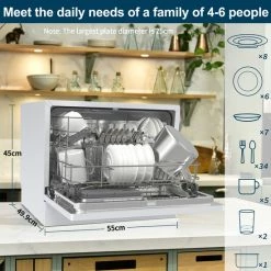 Groothandel ✔️ Merax WQP6-8411 Mini Vaatwasser - Camping Vaatwassers – Wit ⌛ 25 Groothandel ✔️ Merax WQP6-8411 Mini Vaatwasser - Camping Vaatwassers – Wit ⌛ -Bosch verkoop 550x550 931