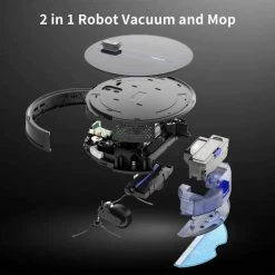 Korting 🔥 Sysperl V41 Robotstofzuiger - Zwart | Met Dweilfunctie + Afstandsbediening - Black Friday 2022 💯 -Bosch verkoop 550x550 97