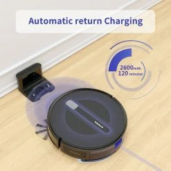 Korting 🔥 Sysperl V41 Robotstofzuiger - Zwart | Met Dweilfunctie + Afstandsbediening - Black Friday 2022 💯 -Bosch verkoop 550x550 99