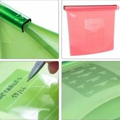 Hete verkoop 🧨 Greenz Products Siliconen Vershoudzakken - Set Van 8 ( 4x 1000ML + 4x 1500ML) -(Transparant, Rood, Groen, Blauw) - Duurzaam - Herbruikbaar - Vries & Hitte Bestendig - Meal Prep - Opbergzak Maatbeker Meal Prep Container 👏 14 Hete verkoop 🧨 Greenz Products Siliconen Vershoudzakken - Set Van 8 ( 4x 1000ML + 4x 1500ML) -(Transparant, Rood, Groen, Blauw) - Duurzaam - Herbruikbaar - Vries & Hitte Bestendig - Meal Prep - Opbergzak Maatbeker Meal Prep Container 👏 -Bosch verkoop 550x553