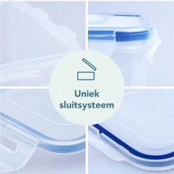 Begroting 🎁 Lock&Lock Botervloot Met Deksel - Set Van 2 Stuks - 460 Ml - Transparant 🥰 -Bosch verkoop 550x553 4