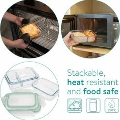 Goedkoop ⌛ Navaris Glazen Vershoudbakjes 3 Stuks - Meal Prep Bakjes Met Deksel - 3x Vershouddoos Van Glas - BPA-vrij - Luchtdicht - Bewaarbakjes In 3 Maten 💯 -Bosch verkoop 550x554 11
