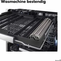 Beste Verkoop 🔔 Fain® Luxe Afdruiprek – Pannenonderzetter Hittenbestendig – Grijs Met RVS – 45 X 35 Cm – Afkoelrooster – Afdruiprek Voor Boven Gootsteen – Afdruiprek Oprolbaar – Afdruipmat – Afdruiprooster - Afdruiprek Metaal 👏 -Bosch verkoop 550x558 3