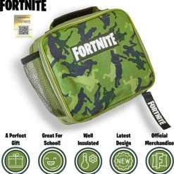 Coupon 🛒 Fortnite Lunchtas - Army Green - Back To School - 25cm X 20cm X 8cm ✔️