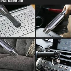 Top 10 👍 Car-Clean Mini Handstofzuiger - Oplaadbaar - Kruimelzuiger - Auto Stofzuiger - Zwart - Lichtgewicht - Krachtig - HEPA Filter - XD-Xtreme 👏