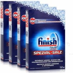 Hete verkoop ⭐ Finish Zout | Zout Vaatwasser | Korrels | Vaatwaszout | 4x 1,2kg = 4,8kg 🛒