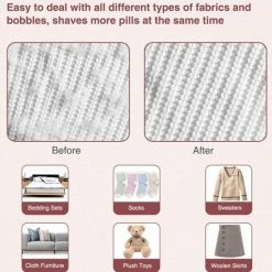 Groothandel 👏 IBright Elektrische Pluizenverwijderaar - Ontpluizer - Draadloos - Oplaadbaar Met USB - Lichtgewicht - Wit 🎁 -Bosch verkoop 550x566 13