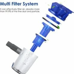 Nieuw 👏 Uten - Steelstofzuiger Met Snoer - Krachtige Zuigkracht - 0.8L Inhoud - Stofzuiger 3 In 1 - Flexibel - Voor，Tapijt，Huisdier Haren - Grijs/blauw 🛒 -Bosch verkoop 550x580