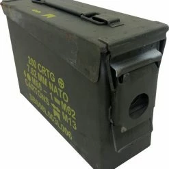 Nieuw 🌟 DecoLis.NL Munitiekist Metaal - Legerkist - Lengte 28 Cm Hoogte 18cm 🤩