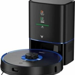 Nieuw ✔️ Xiaomi Viomi S9 UV Robotstofzuiger - Zwart - Met Desinfecterend UV Licht En Automatische Afzuiging 😉