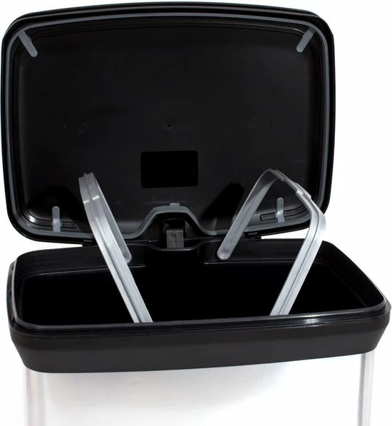 Goedkoop β€οΈ Curver Vuilnisbak Met Pedaal, Plastic, Inhoud: 50L- Zwart / Zilver π 2 Goedkoop β€οΈ Curver Vuilnisbak Met Pedaal, Plastic, Inhoud: 50L- Zwart / Zilver π - Afbeelding 2