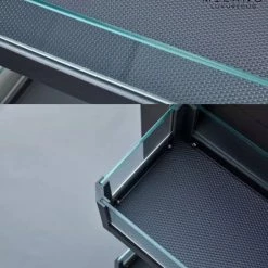 Flash-uitverkoop 😍 Milano Luxurious® Magic Corner - Hoek Keukenkast Organizer- Uitschuiflades - 4 Plateaus, 2 Levels - 48 X 87 X 58 Cm - Deurbreedte 40 Cm – Antraciet 🛒 -Bosch verkoop 550x606