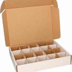 Coupon 👏 Bellatio Decorations Kerstballen Opruimen/opbergen - 1x Opberg Box / Vakjesdoos/ Opbergbox Karton Voor 20 Kerstballen Van 8 Cm 🧨 -Bosch verkoop 550x608 2