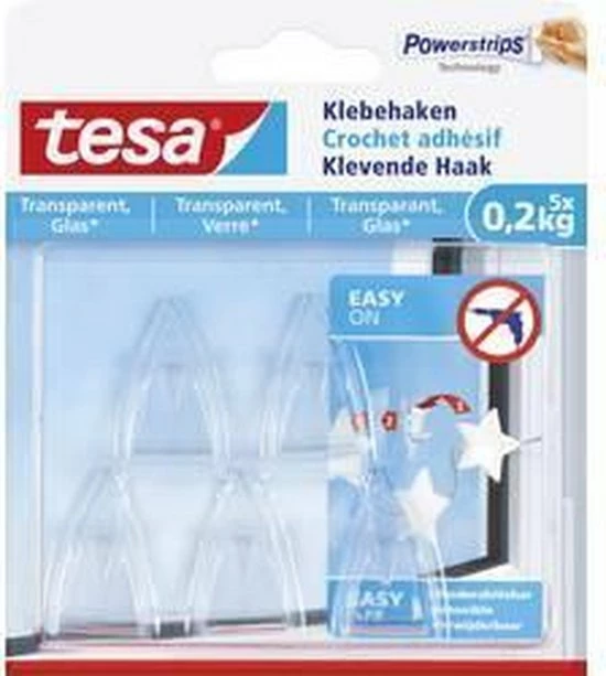 Goedkoop ๐ Tesa 77734 Powerstrips Klevende Haak Transparant 0,2 Kg. - 5 Stuks โญ 12 Goedkoop ๐ Tesa 77734 Powerstrips Klevende Haak Transparant 0,2 Kg. - 5 Stuks โญ - Afbeelding 12
