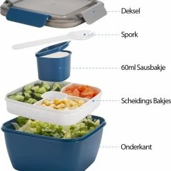 Aanbiedingen ❤️ Consumerce® Luxe Meerlaagse Lunchbox Met Vakjes Mintgroen – Lunchbox Volwassenen – Japanse Bento Box – Lunchbox Kinderen – Salade To Go – Brooddoos Volwassenen – Broodtrommel – Lunchtrommel – Salade Lunchbox – Saladebox – Salade Box ⭐ -Bosch verkoop 550x616 3