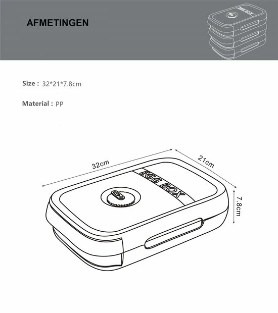 Coupon ๐ EGG BOX Groen Ei Opbergbox Eierhouder Eierdoos Koelkast Organizer - Eierhouder ๐ 5 Coupon ๐ EGG BOX Groen Ei Opbergbox Eierhouder Eierdoos Koelkast Organizer - Eierhouder ๐ - Afbeelding 5