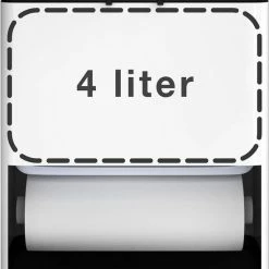 Korting 🛒 Stangvollby Vallvik Prullenbak – 4 Liter – Keukenrol Dispenser – Wit – RVS - Ophangbare Vuilbak - Afvalscheiding - Uitneembare Binnenemmer – Inbouw Vuilnisbak – Keuken Afvalemmer – Ruimtebesparend – Staand - Ophangen – Keukenrol Houder – GFT Bakje 😉 -Bosch verkoop 550x627 4