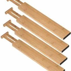 Beste deal 🎁 FBC Goods FBC - Lade Organizer - Lade Verdeler - Lade Bakjes - Lade Indeling - Lade Opbergsysteem - Lade Organizer Kledingkast - Lade Organizer Badkamer - Lade Organizer Keuken - Lade Organizer Bureau - Hout - Bamboe - 6 Stuks 🔔