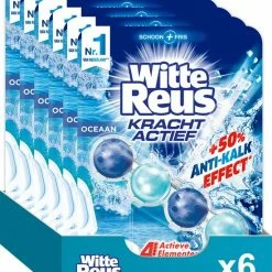 Top 10 😍 Witte Reus Kracht Actief Toiletblok - Oceaan - WC Blokjes Voordeelverpakking - 6 Stuks 🌟