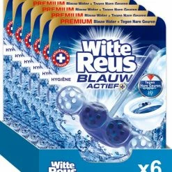 Beste Pirce ⌛ Witte Reus Blauw Actief Toiletblok - Hygiene - WC Blokjes Voordeelverpakking - 6 Stuks 😍