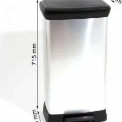 Goedkoop β€οΈ Curver Vuilnisbak Met Pedaal, Plastic, Inhoud: 50L- Zwart / Zilver π 10 Goedkoop β€οΈ Curver Vuilnisbak Met Pedaal, Plastic, Inhoud: 50L- Zwart / Zilver π -Bosch verkoop 550x655