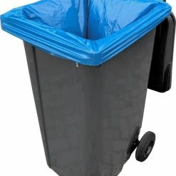 Gloednieuw 🧨 Binqer Containerzak Blauw - 240 Liter - Blauw - 100 Zakken. 😉