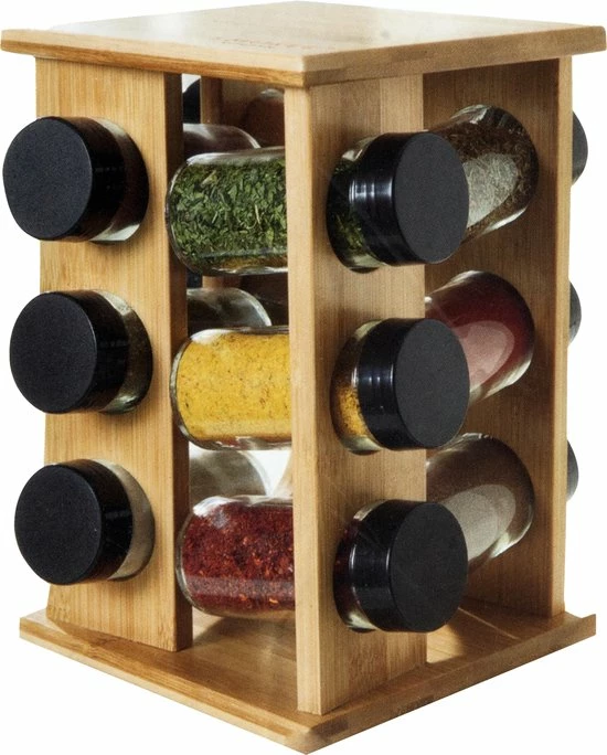 Beste recensies van ๐ WD Design Kruidenrek Staand 360Graden Draaibaar! - Inclusief 12 Glazen Potjes - Draaibaar Kruidenrek - Bamboe ๐ 4 Beste recensies van ๐ WD Design Kruidenrek Staand 360Graden Draaibaar! - Inclusief 12 Glazen Potjes - Draaibaar Kruidenrek - Bamboe ๐ - Afbeelding 4