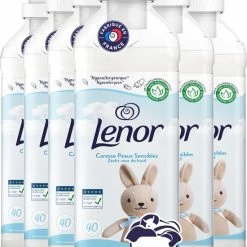 Top 10 🤩 Lenor Caresse Sensitive Wasverzachter - Hypoallergeen - Voordeelverpakking 6 X 40 Wasbeurten ❤️