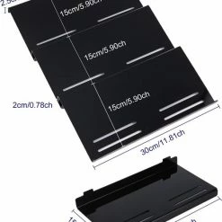 Coupon 😀 FkZ Inzetstuk Voor Kruidenlade - KruidenOrganizer - Uittrekbaar Van 30 Cm Tot 60 - Kruidenrek Voor Laden - Organizer Voor Kruidenflesjes - Lade-inzet Op 3 Niveaus - Zwart 👏 -Bosch verkoop 550x706 2