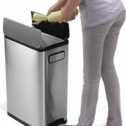 Groothandel 🔥 EKO Ecofly Step Bin Pedaalemmer - 45 L - Mat RVS 🎉 -Bosch verkoop 550x721