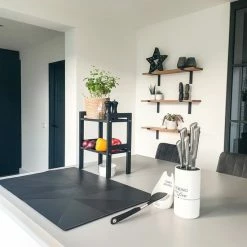 Nieuw 🔔 Clear Living Keuken Organizer - Aanrecht Organizer - Bureau Organizer - Kruidenrek - Etagere - Gootsteen Organizer - Keukenkast Organizer - Metaal - Zwart 🤩 -Bosch verkoop 550x733 36