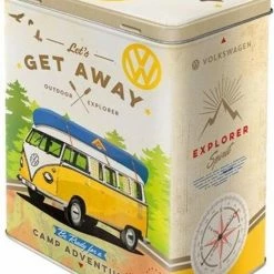 Beste recensies van 🔔 Nostalgic Art Merchandising Bewaarblik Volkswagen T1 Bus - Let's Get Away 😍