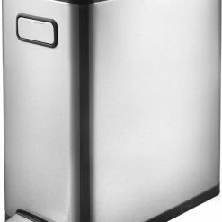 Groothandel 🔥 EKO Ecofly Step Bin Pedaalemmer - 45 L - Mat RVS 🎉 -Bosch verkoop 550x742