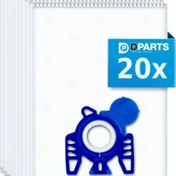 Coupon 👍 Merkloos Dparts Stofzuigerzakken Geschikt Voor Miele GN - 20 Stuks + 1 Stofzuiger Filter - Mi40 Stofzuigzakken - Miele Complete C3 Stofzuigerzakken - Hyclean 3d Efficiency Gn Stofzakken - Complete C2, C3 - Classic C1, S8, S5, S2, Cat En 🦮 Dog Zakken 🌟