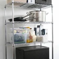 Uitgang π Hendi Opbergrek Metaal - Opbergrek Keuken - Stellingkast Metaal - 5 Schappen - Chroom - 91x45,5x(H)183cm β 11 Uitgang π Hendi Opbergrek Metaal - Opbergrek Keuken - Stellingkast Metaal - 5 Schappen - Chroom - 91x45,5x(H)183cm β -Bosch verkoop 550x765 4