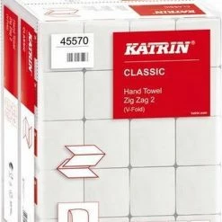 Kopen ✨ Handdoek Katrin 45570 Zig-Zag 2laags 23x23cm 20x200st 😉
